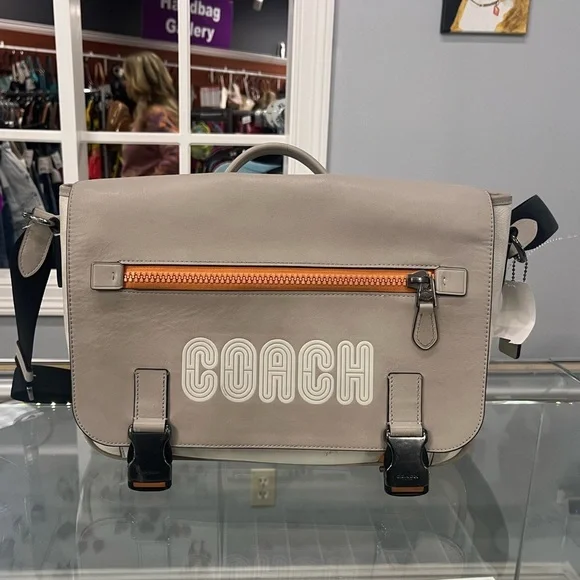 Track Messenger In Colorblock Signature Canvas With Coach - Picture 1 of 6